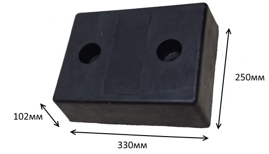 Упорный бампер / Отбойник на пандус